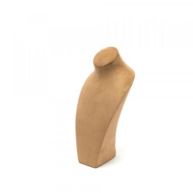 Large Suede Bust - Camel