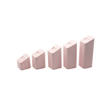 Set of 5 Square Ring Stands - Blush Pink