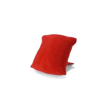 Suede Pillow - Scarlet Red