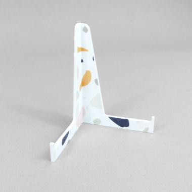 Terrazzo Acrylic Dinner Plate Stand | TJDC