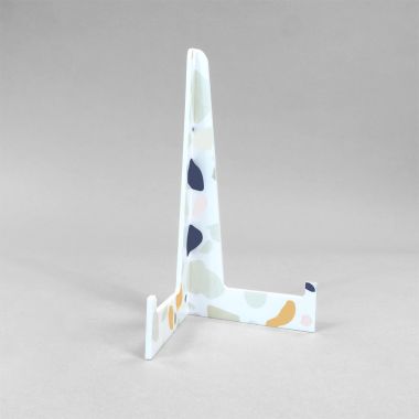 Acrylic Side Plate Stand - Terrazzo 