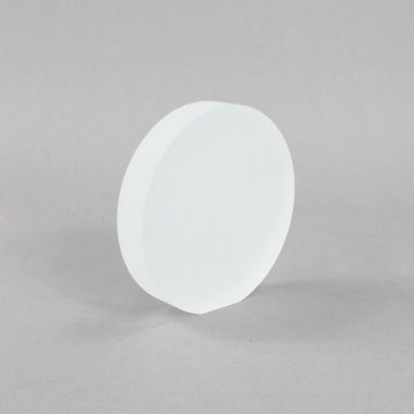 Round Frosted  Acrylic Block- Frosted