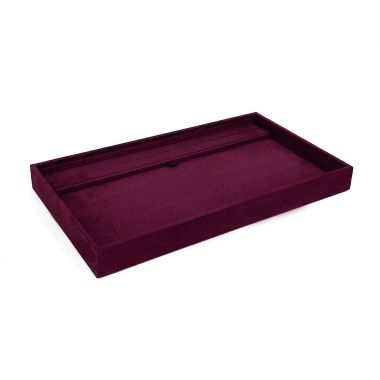 Stackable Presentation Tray - Burgundy