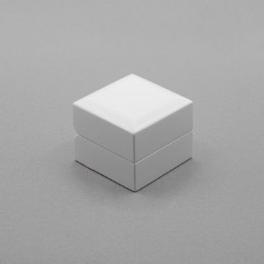 Wooden Earring Box - Gloss White