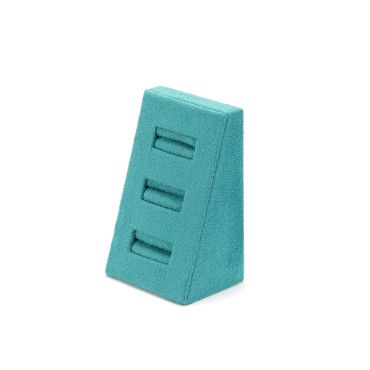 Suede 3 Ring Holder - Teal 