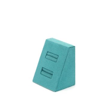 Suede 2 Ring Holder - Teal 