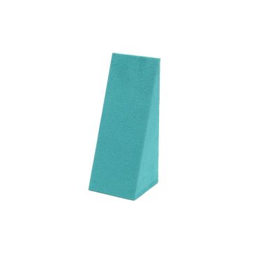 Large Suede Pendant Wedge - Teal