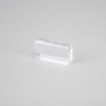 Small Acrylic Rectangular Block - Clear