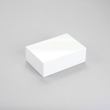 Rectangular Display Block - Gloss White