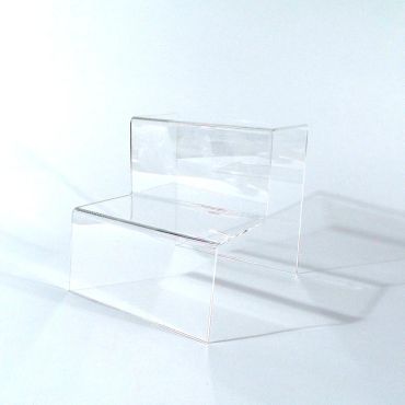 Stepped Acrylic Display - Clear