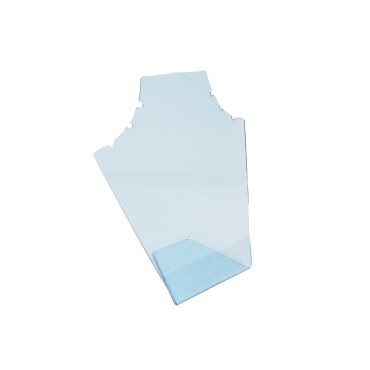 Medium Acrylic Silhouette Neck Stand - Clear Blue