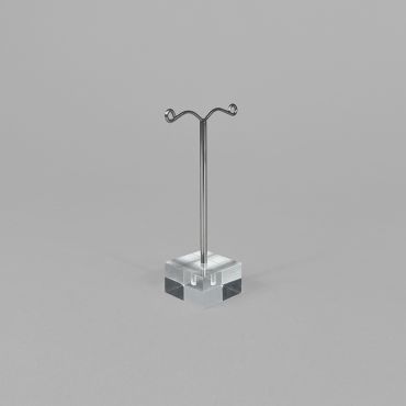 Medium  T-bar Acrylic Earring Stand- Clear