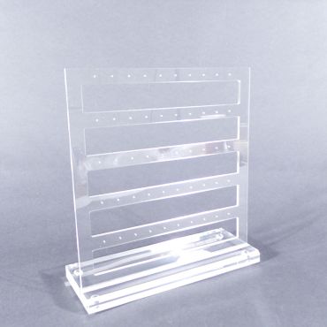 Multiple Acrylic Earring Display Stand - Clear