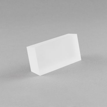 Slanted Rectangular Block - Frosted