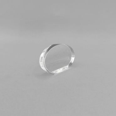 Oval Branding Block - Clear