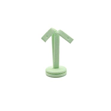 Medium Suede Earring Stand - Mint