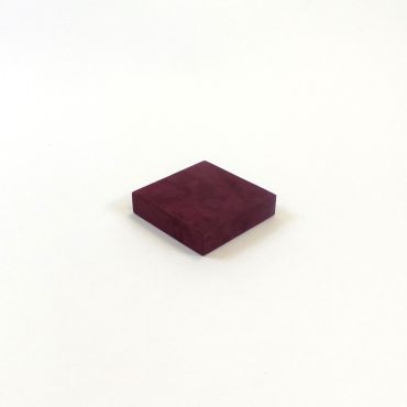 Burgundy Square Suede Platform -  TJDC