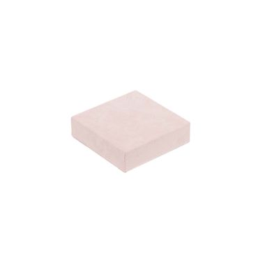 Square Suede Platform – Blush Pink