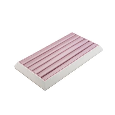 Flat Rectangular Multi-Ring Pad - Shimmer Pink