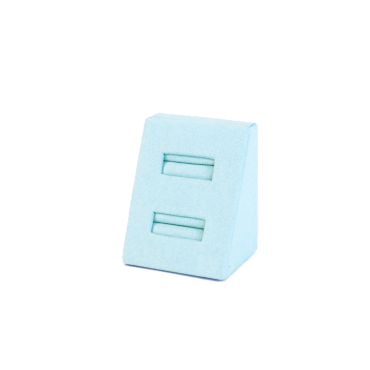 Suede 2 Ring Holder - Sky Blue