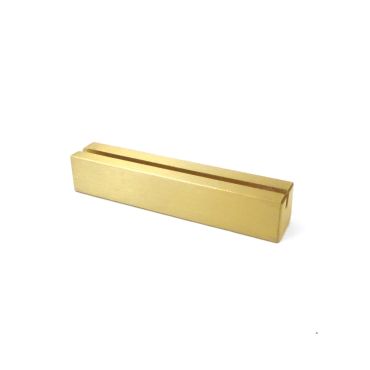 Rectangular Graphic Holder - Brushed Gold