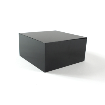 Large Black Wooden Display Block