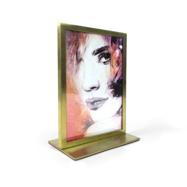 A4 Metal Frame - Brushed Gold