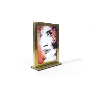 A6 Metal Frame - Brushed Gold