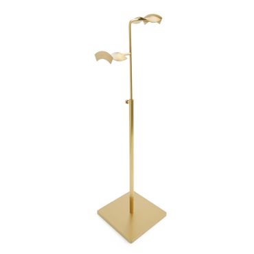 Double Shoulder Handbag Stand - Brushed Gold