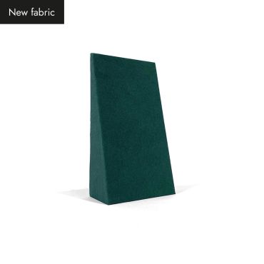 Large Suede Pendant Wedge Display Stand- Racing Green