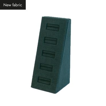 Suede 5 Ring Holder - Racing Green