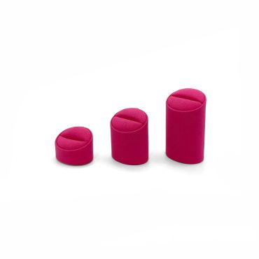 Set of 3 Ring Stands - Fuchsia 