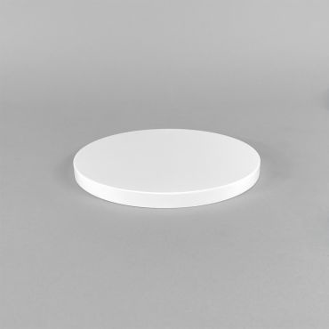 Round Display Block - Gloss White