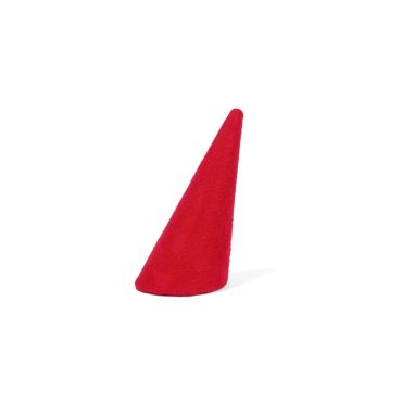 Suede Ring Cone- Scarlet Red