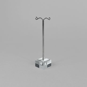 Large T-bar Acrylic Earring Stand- Clear