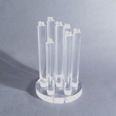 Tall 7 Ring Stand - Clear