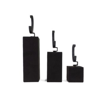 Set Of 3 Watch Blocks - Black