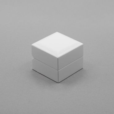 Wooden Earring Box - Gloss White