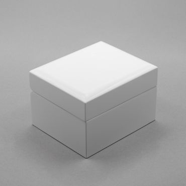 Wooden Watch Box - Gloss White